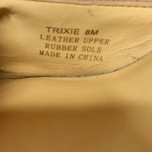 Zodiac USA Trixie Suede Leather Strappy Chunky Heels 70s Vibe Zip Back Sz 8 - Picture 12 of 13